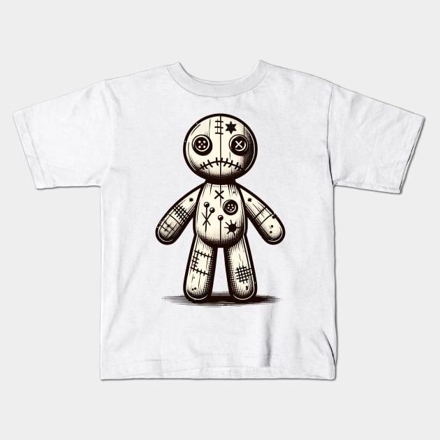 Voodoo doll Kids T-Shirt by Art_Boys